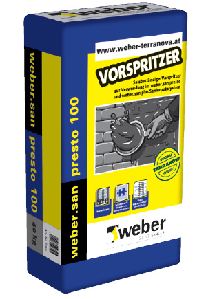 Vorspritzer, Putzgrundierungen
