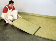 Trittschalldämmplatte Mineralwolle