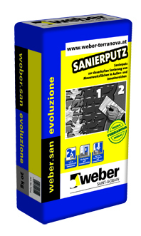Reparatur-/Saniergrundputz